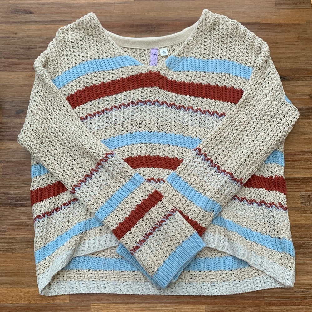 Striped Knit Sweater